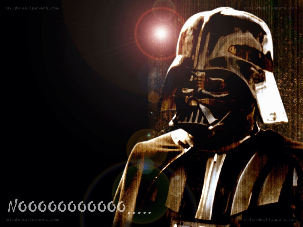Darth Vader with lens flare