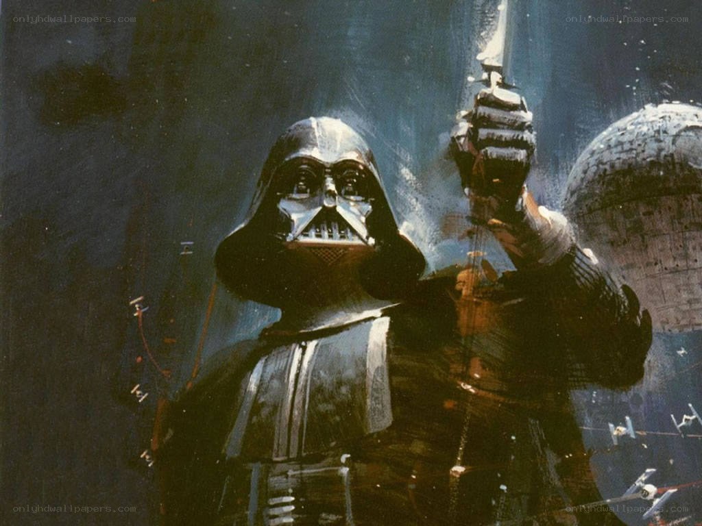 Darth Vader with lightsaber