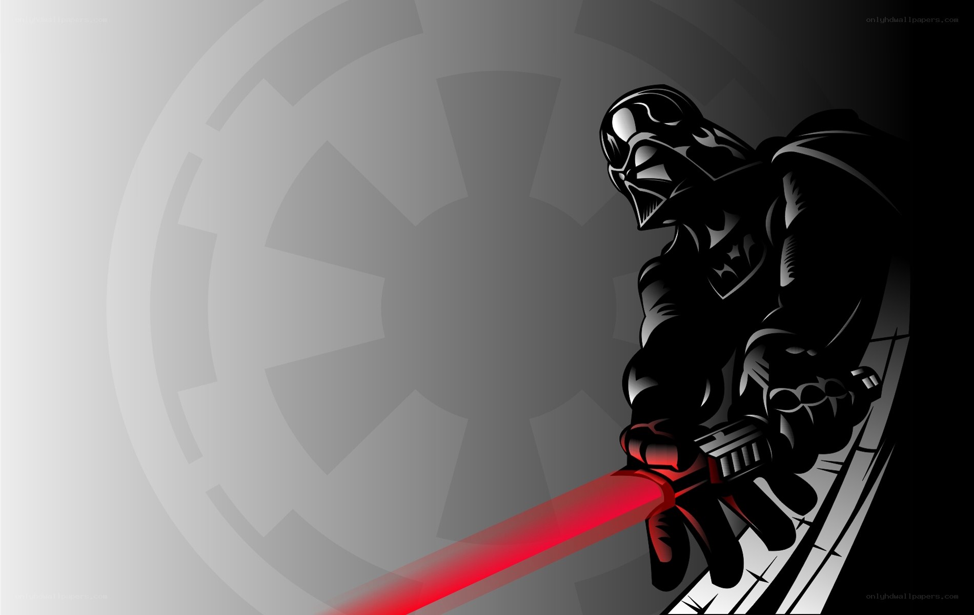 Darth Vader with lightsaber