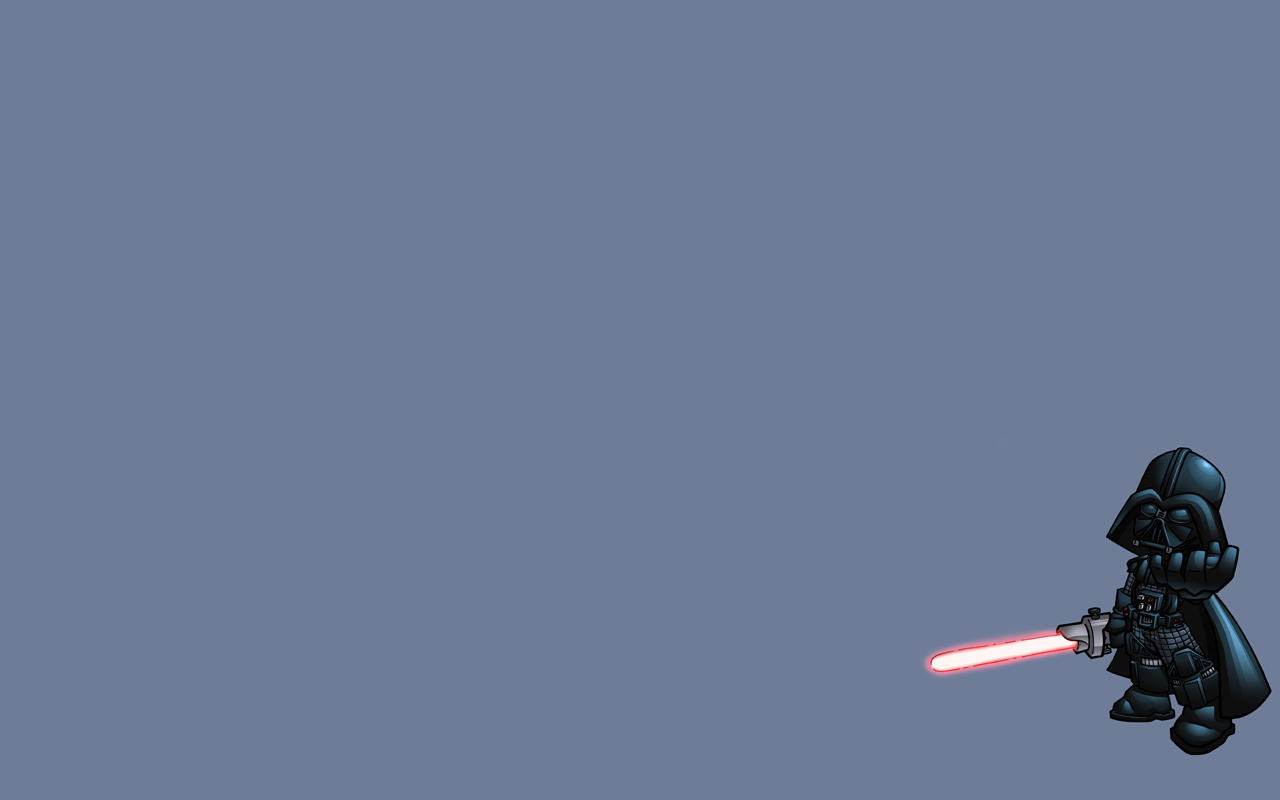 Darth Vader with lightsaber