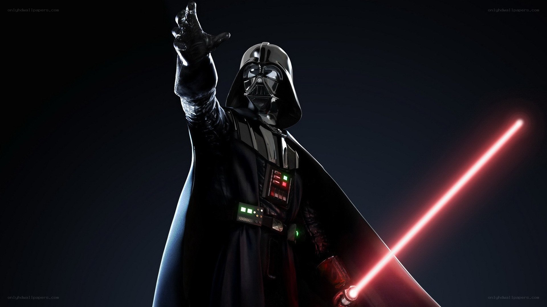 Darth Vader with lightsaber