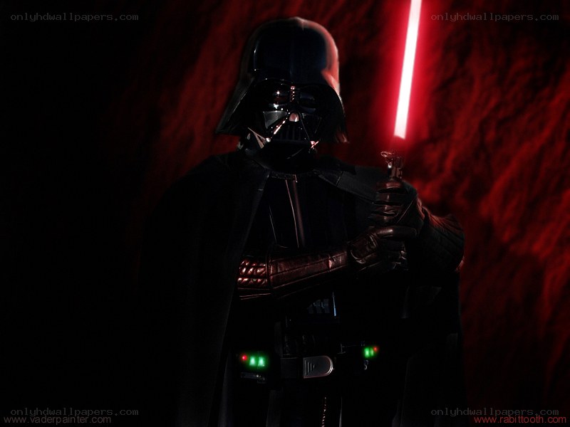 Darth Vader with lightsaber