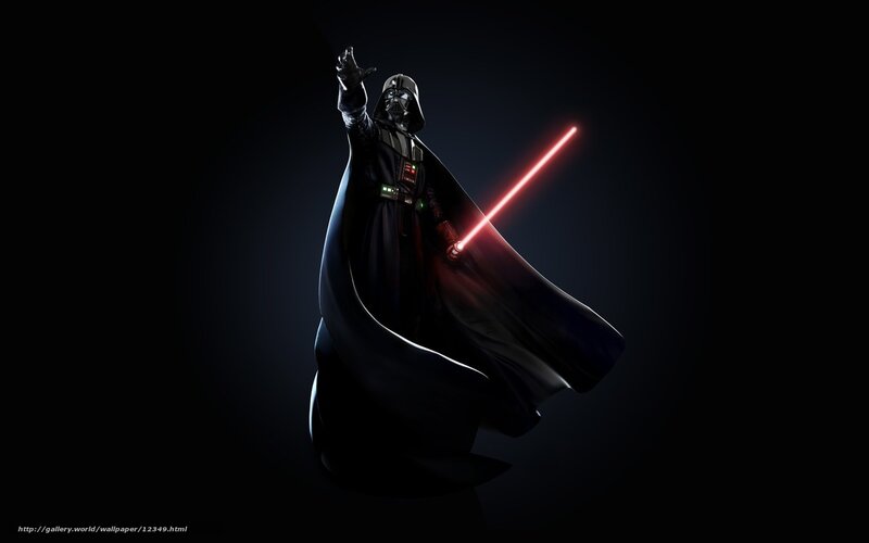 Darth Vader with lightsaber