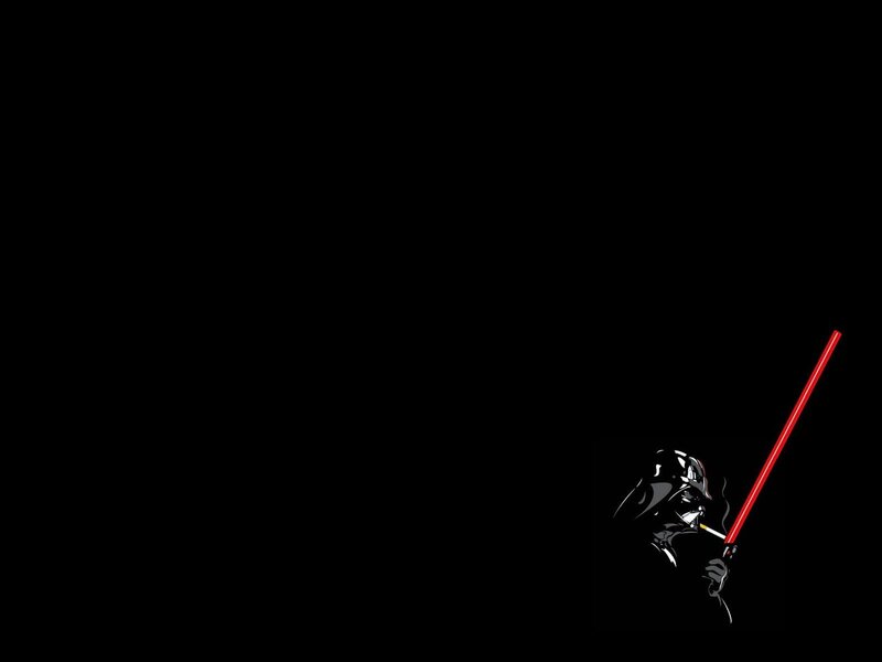 Darth Vader with lightsaber