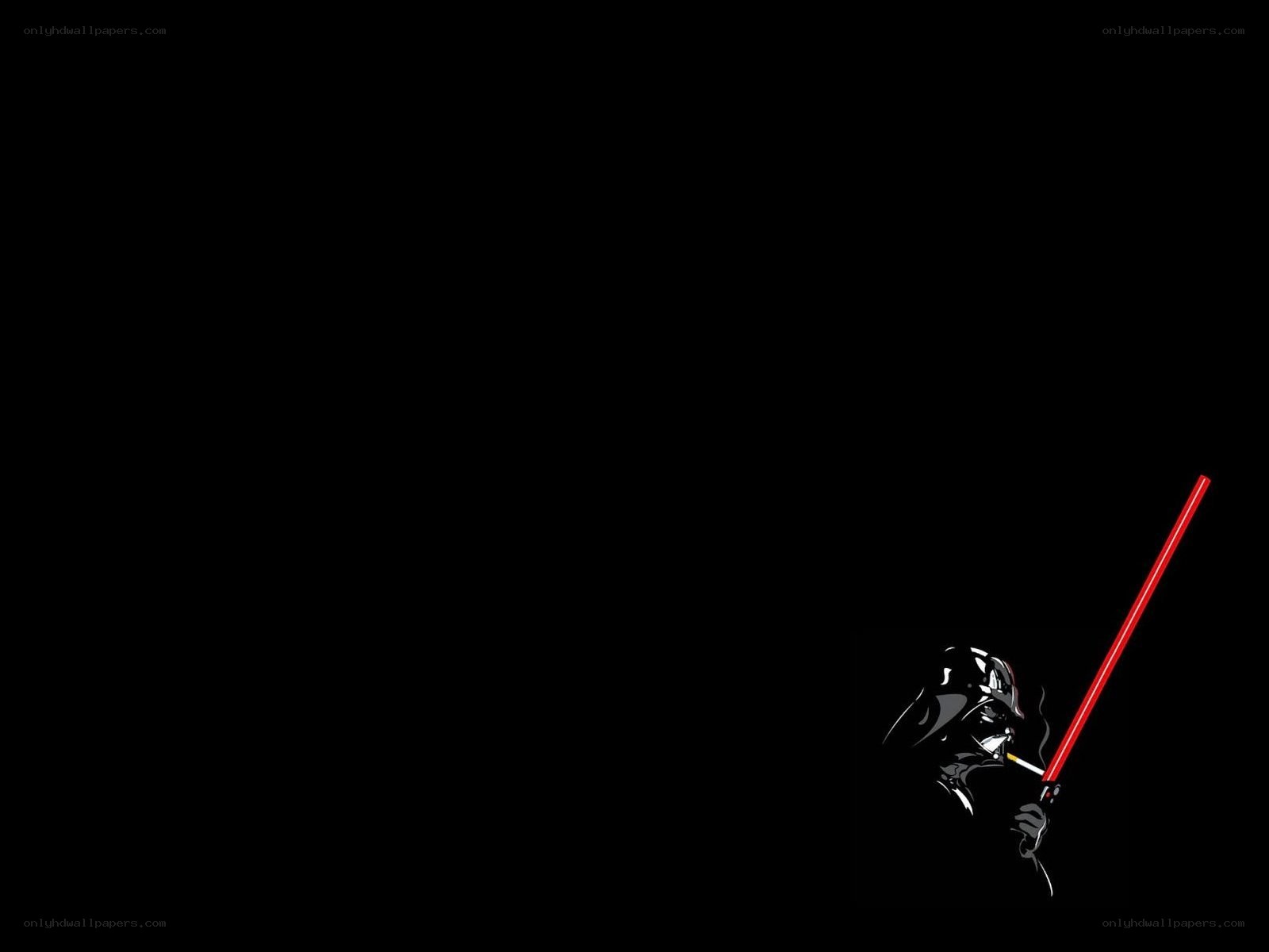 Darth Vader with lightsaber