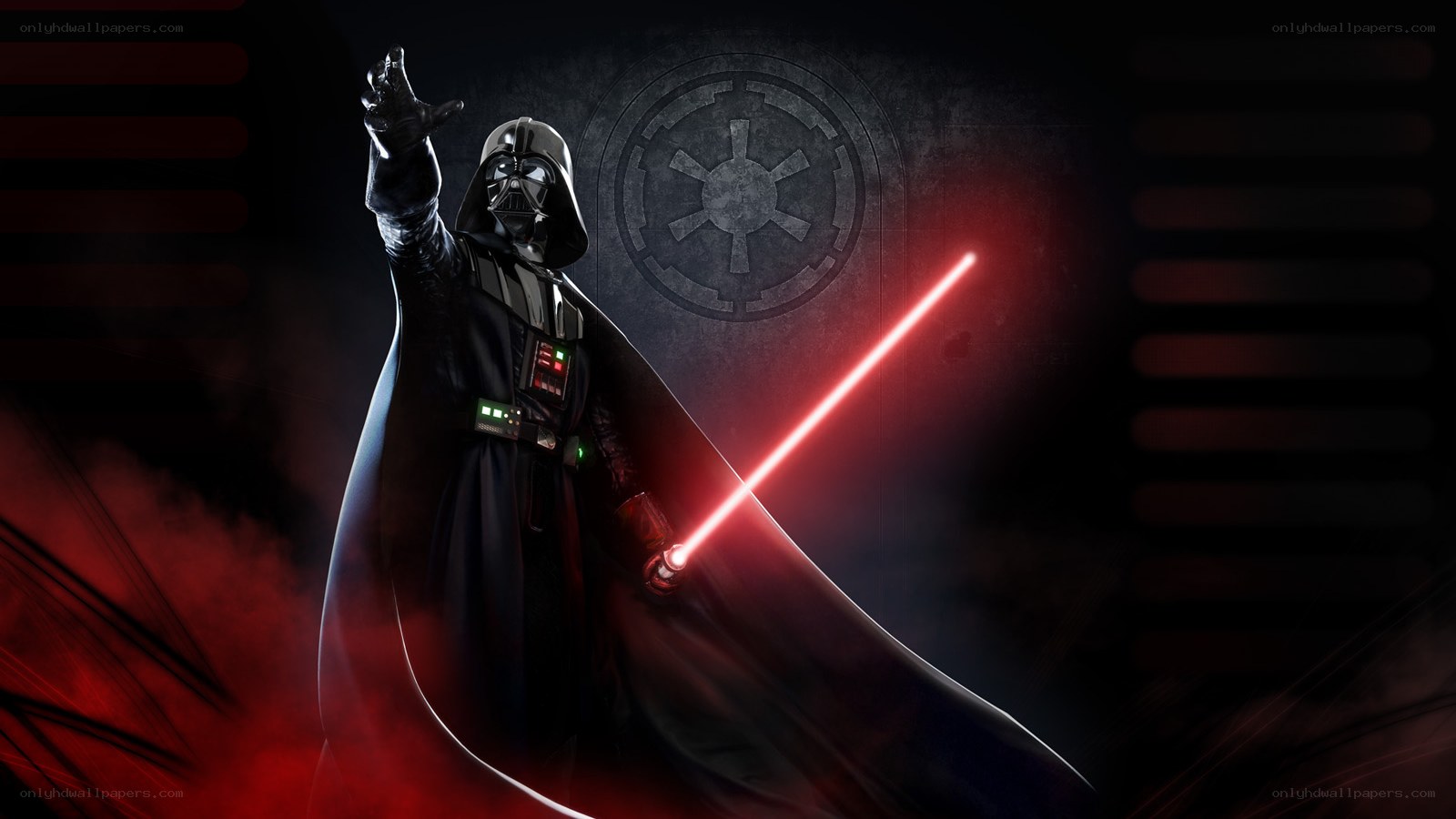 Darth Vader with lightsaber