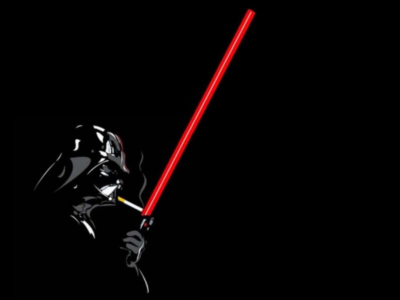 Darth Vader with lightsaber