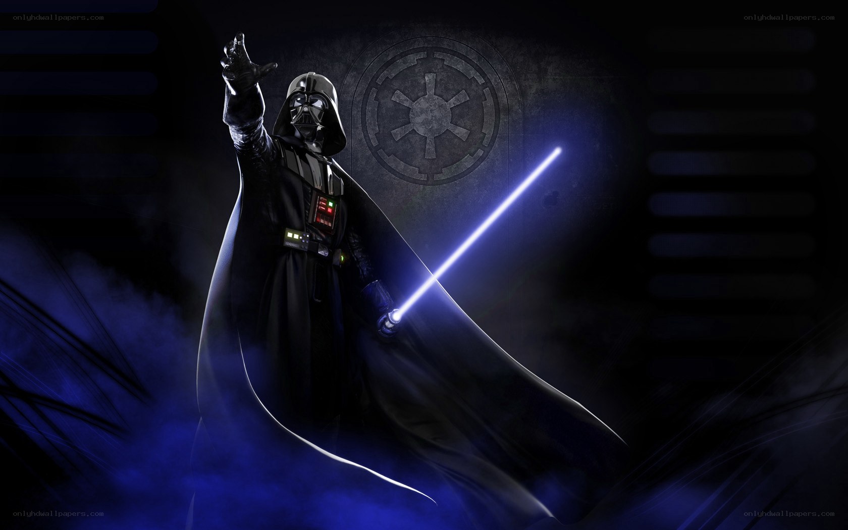 Darth Vader with lightsaber