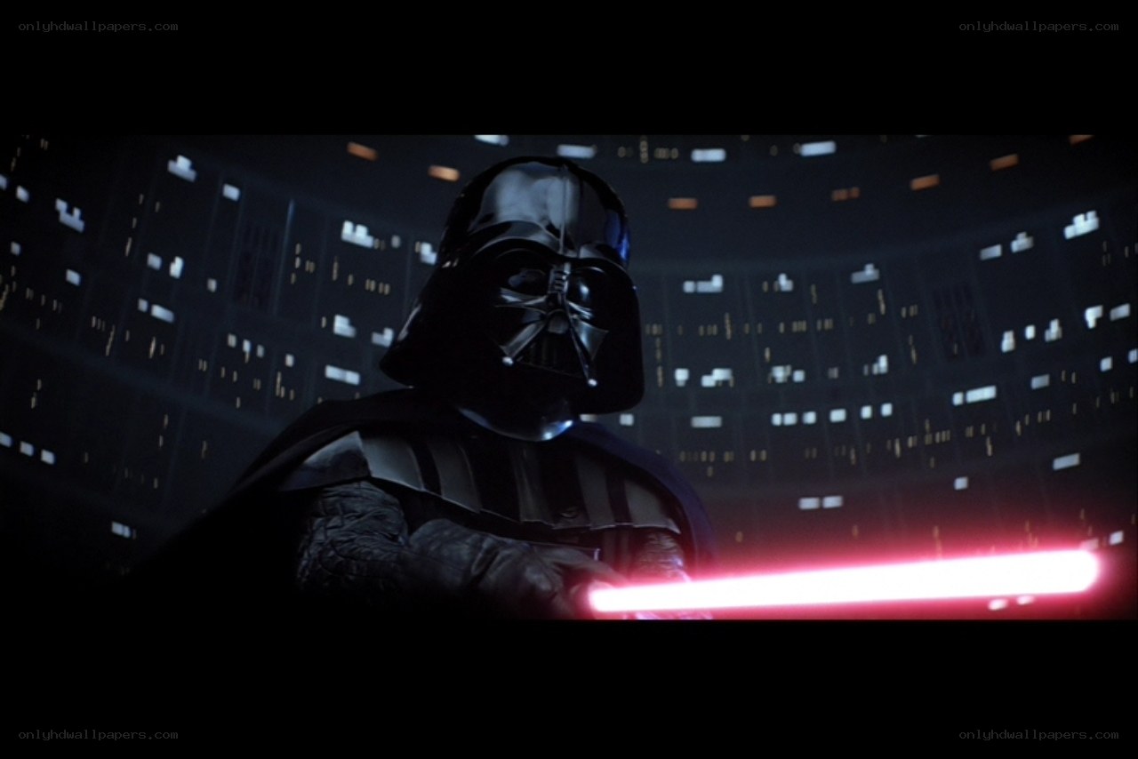 Darth Vader with lightsaber