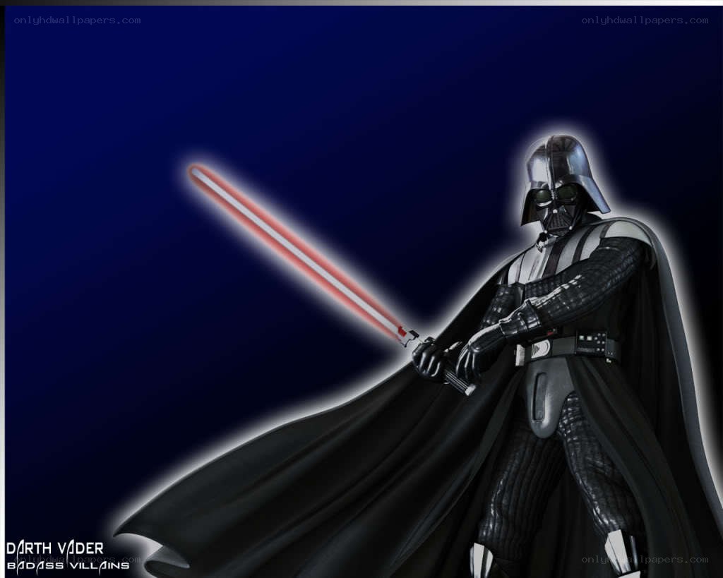 Darth Vader with lightsaber