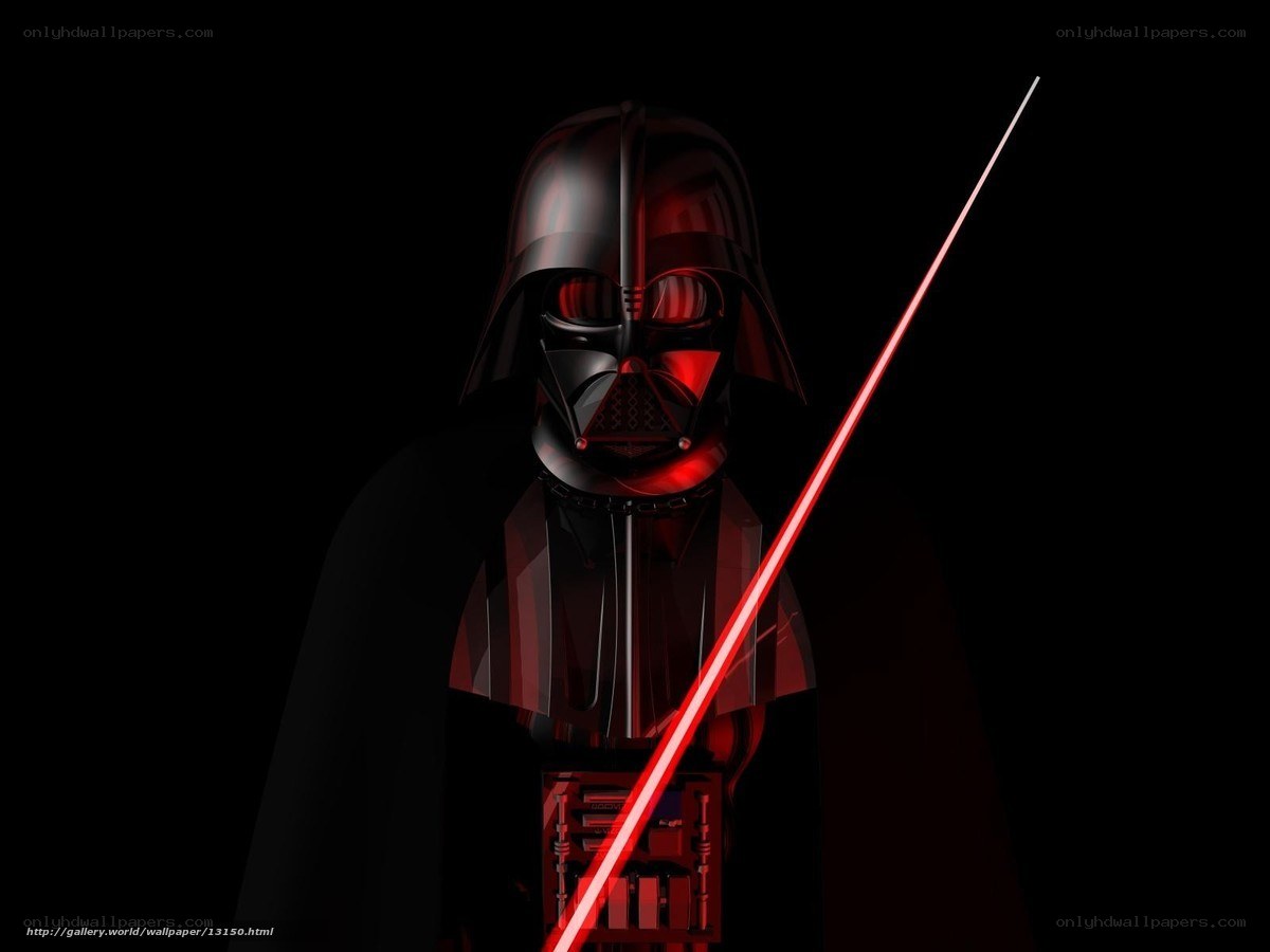 Darth Vader with lightsaber