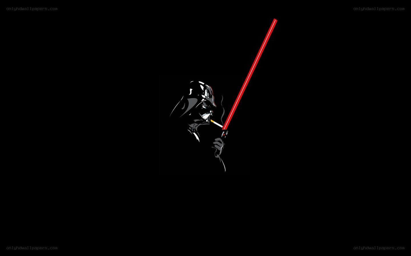Darth Vader with lightsaber