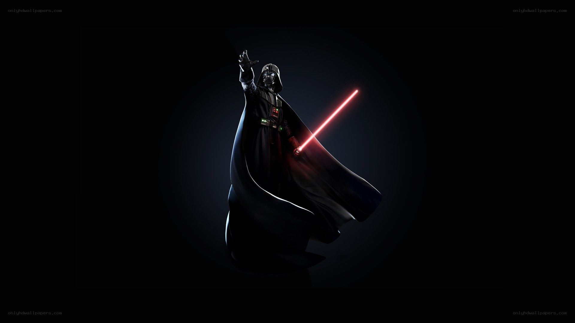 Darth Vader with lightsaber