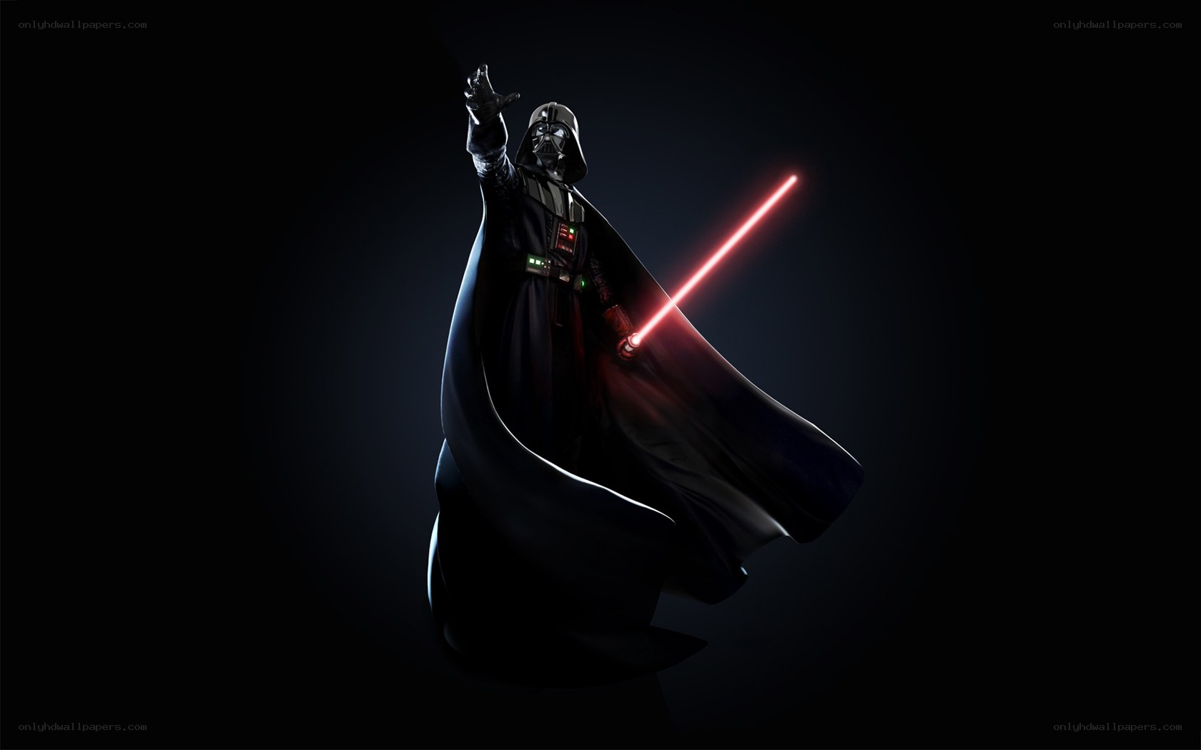 Darth Vader with lightsaber