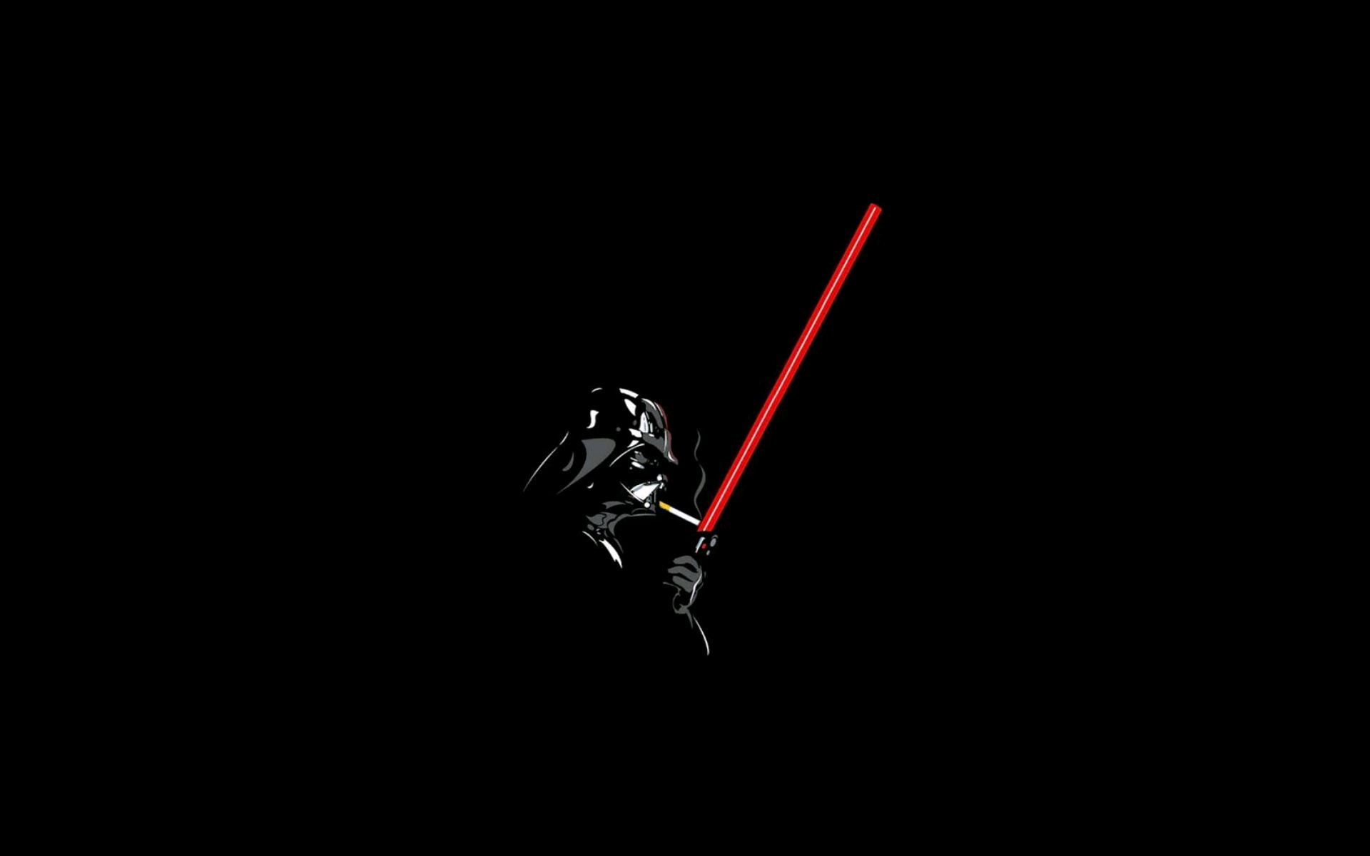 Darth Vader with lightsaber