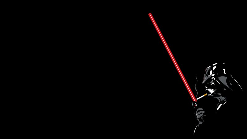 Darth Vader with lightsaber