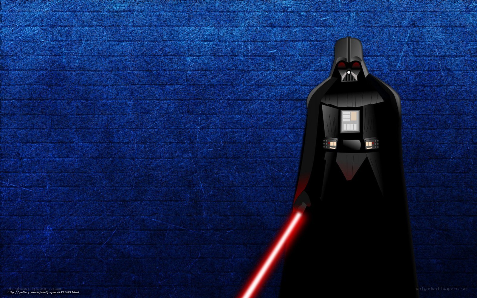 Darth Vader with lightsaber
