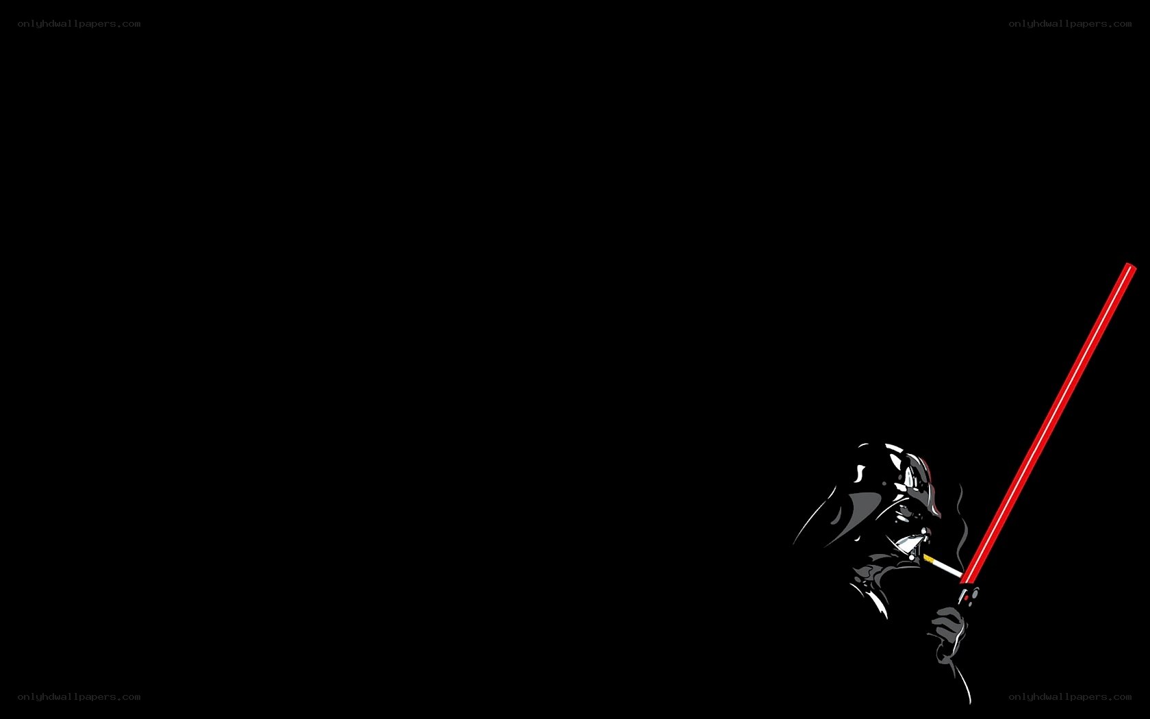 Darth Vader with lightsaber