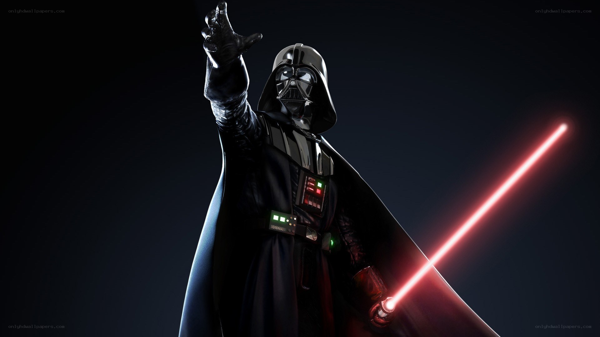 Darth Vader with lightsaber