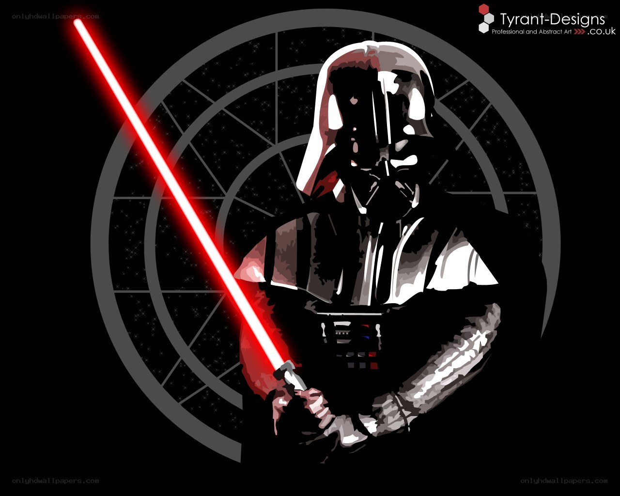 Darth Vader with lightsaber