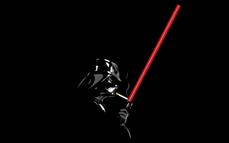 Darth Vader with lightsaber