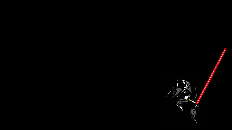 Darth Vader with lightsaber
