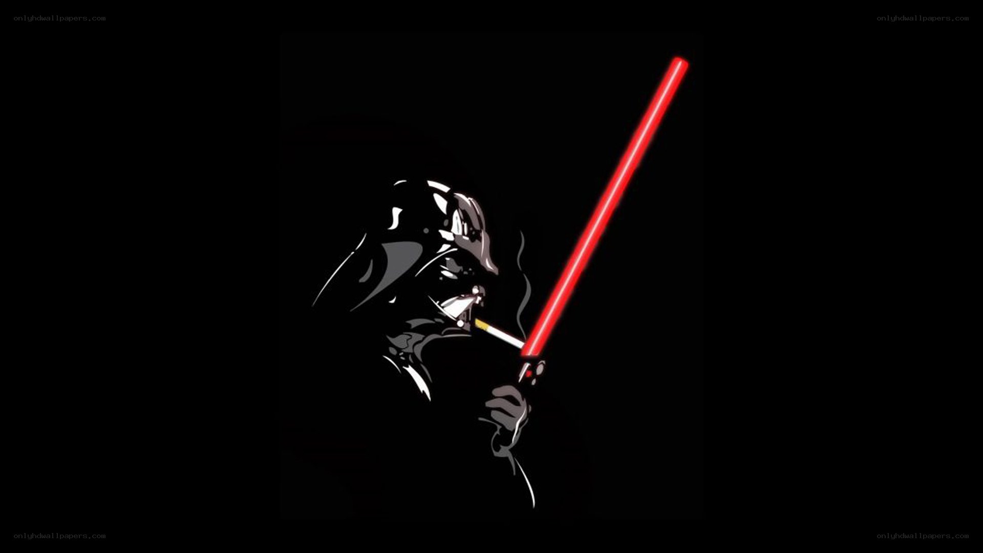 Darth Vader with lightsaber
