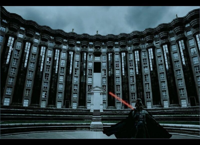 Darth Vader with lightsaber