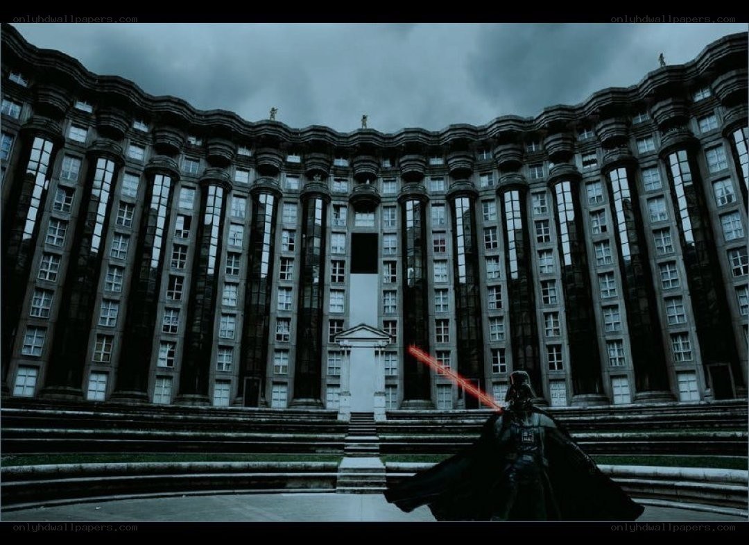 Darth Vader with lightsaber