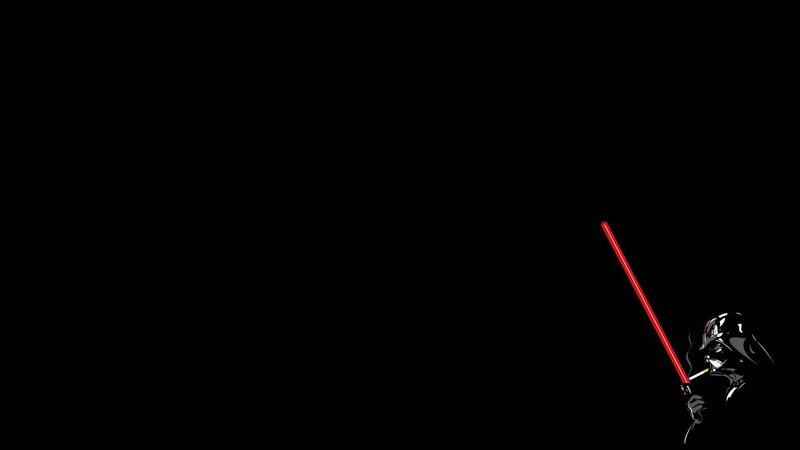 Darth Vader with lightsaber