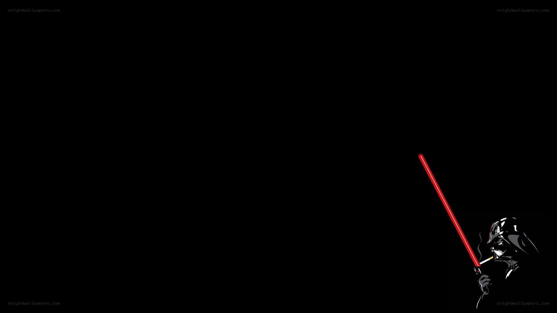 Darth Vader with lightsaber