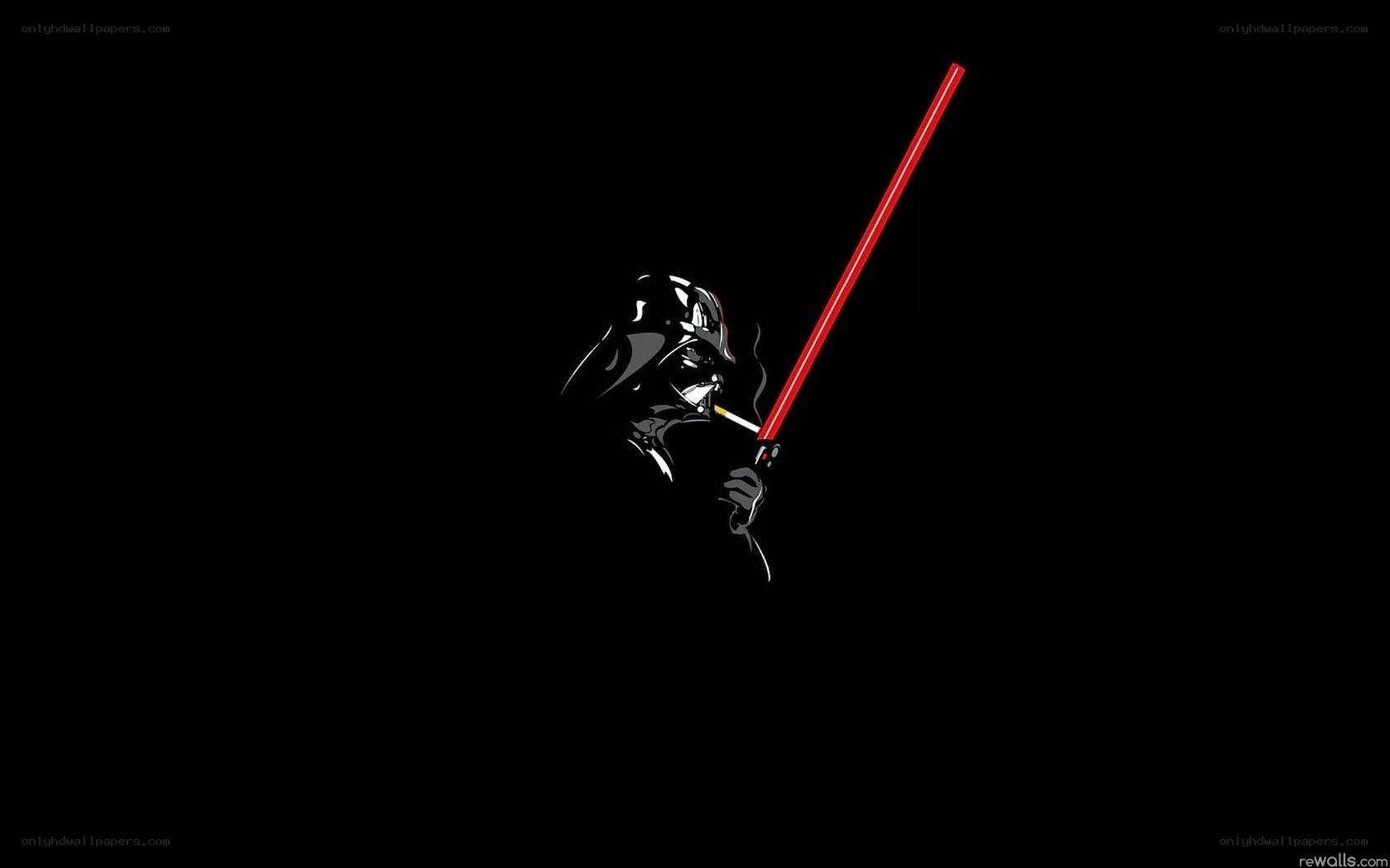 Darth Vader with lightsaber