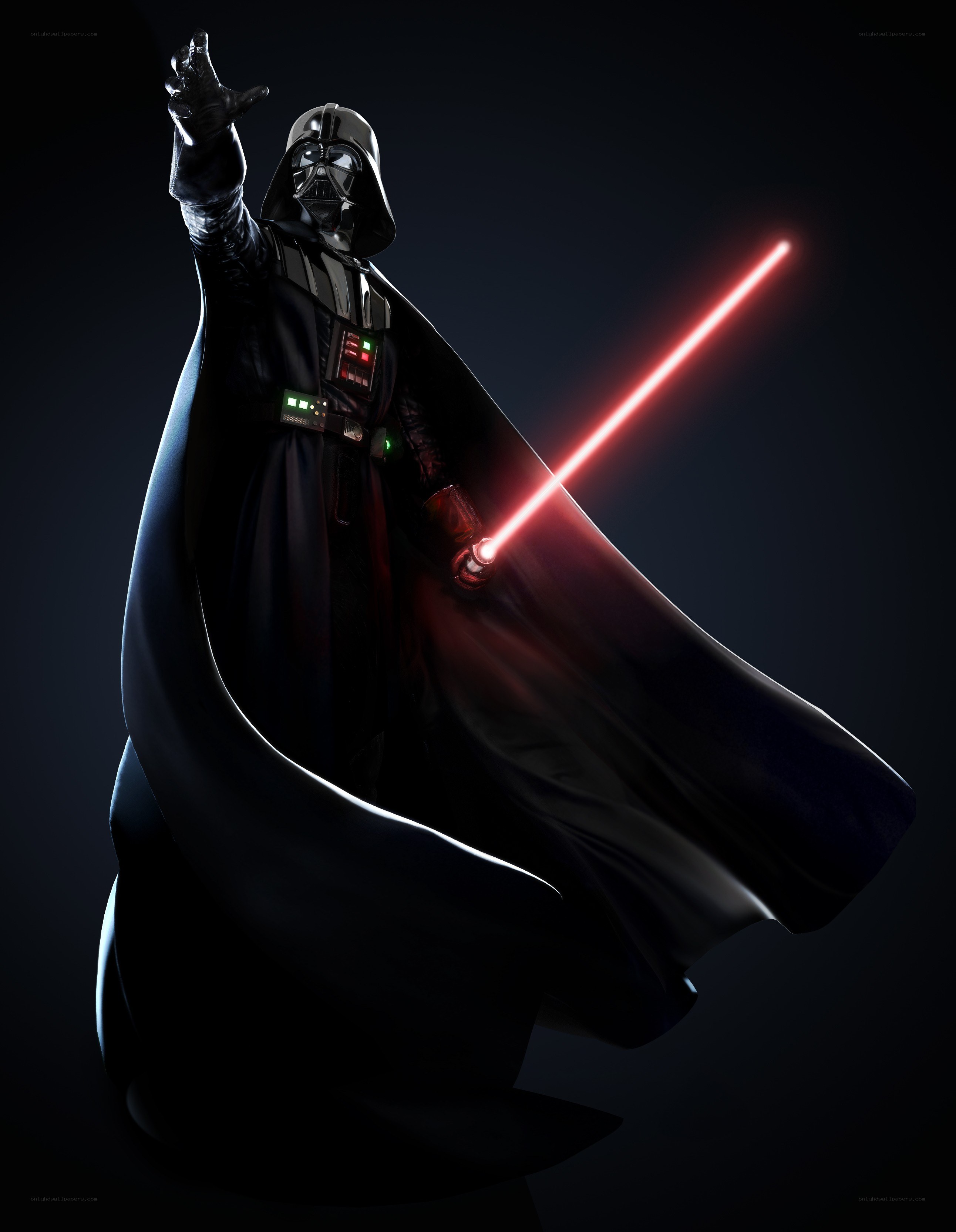 Darth Vader with lightsaber