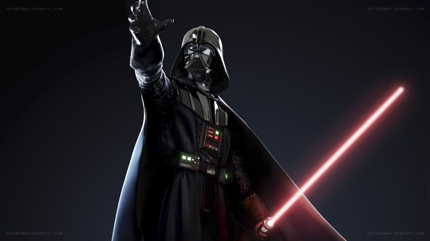 Darth Vader with lightsaber