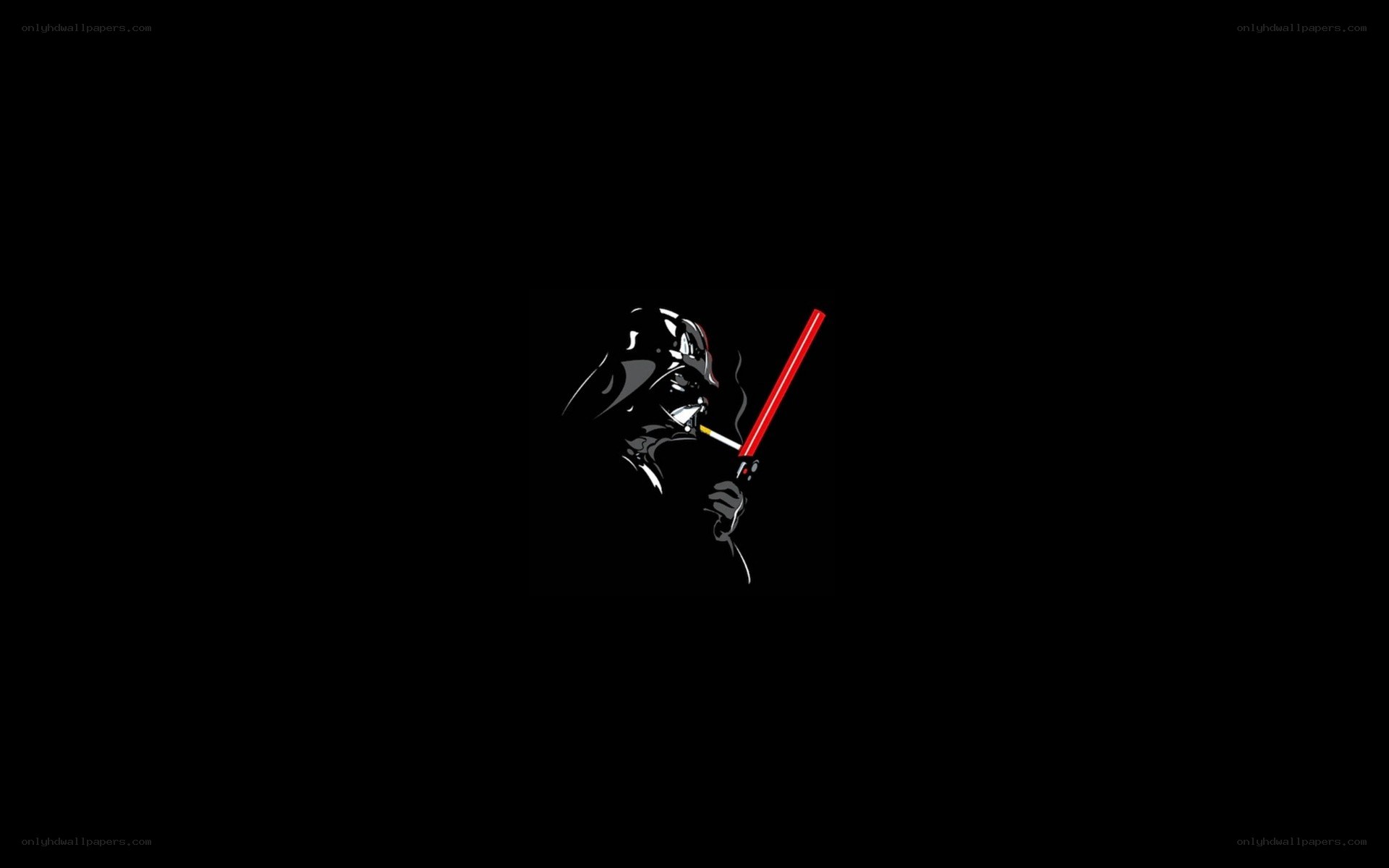 Darth Vader with lightsaber