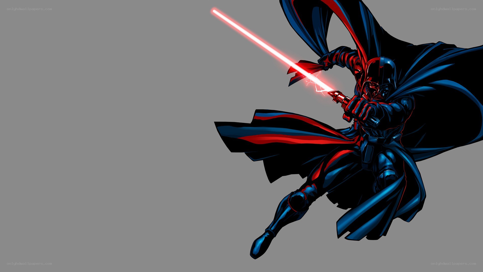 Darth Vader with lightsaber