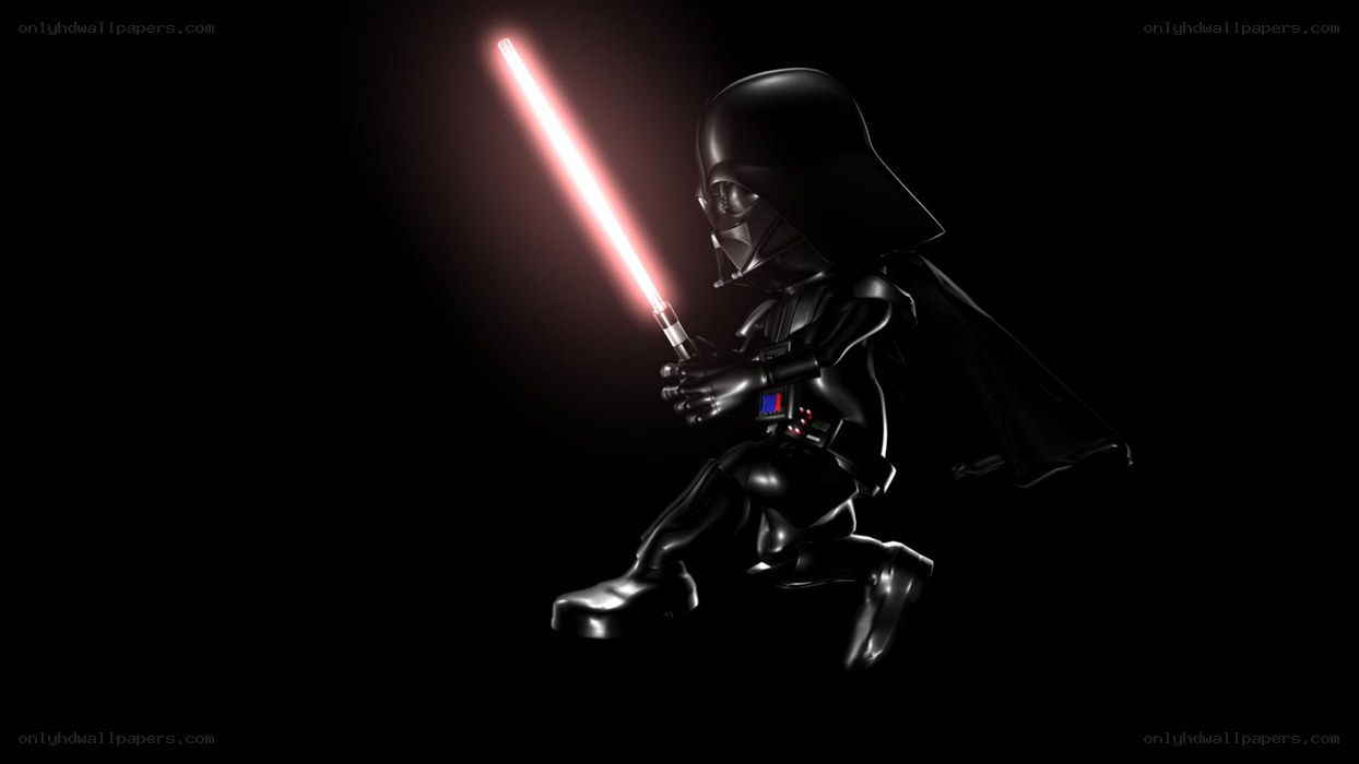 Darth Vader with lightsaber