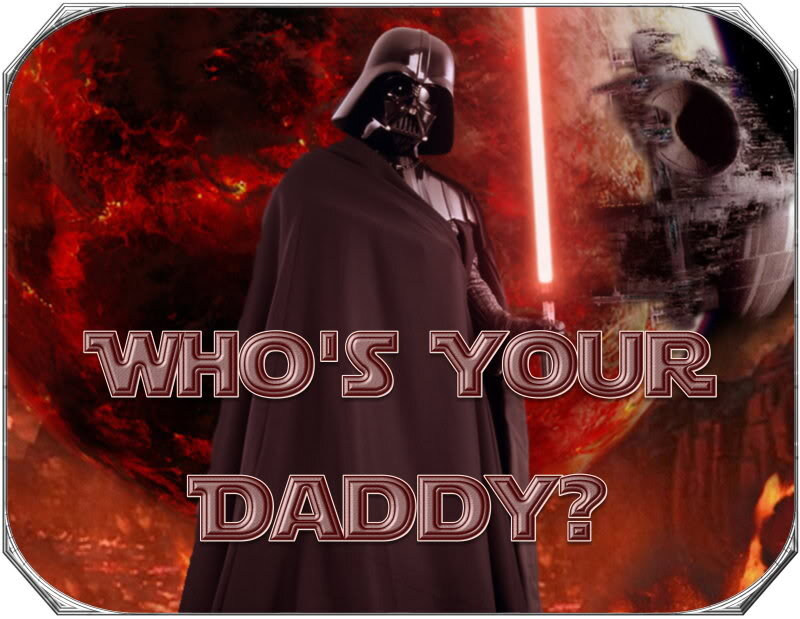 Darth Vader with Lightsaber — Red, Dramatic, Digital Art