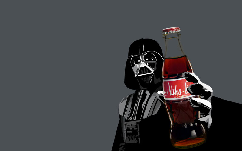 Darth Vader with Nuka-Cola
