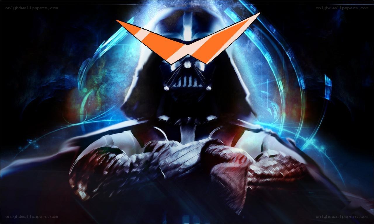 Darth Vader with orange logo