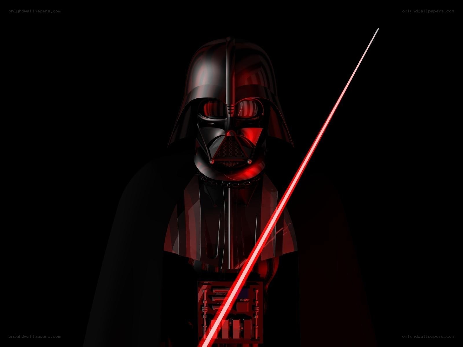 Darth Vader with red lightsaber