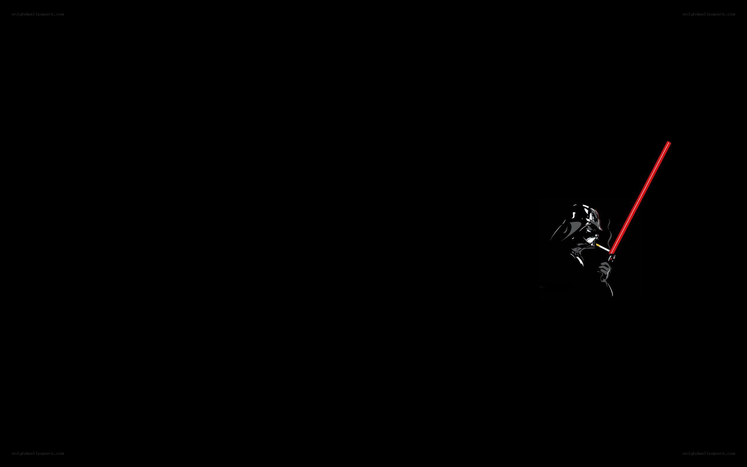 Darth Vader with red lightsaber