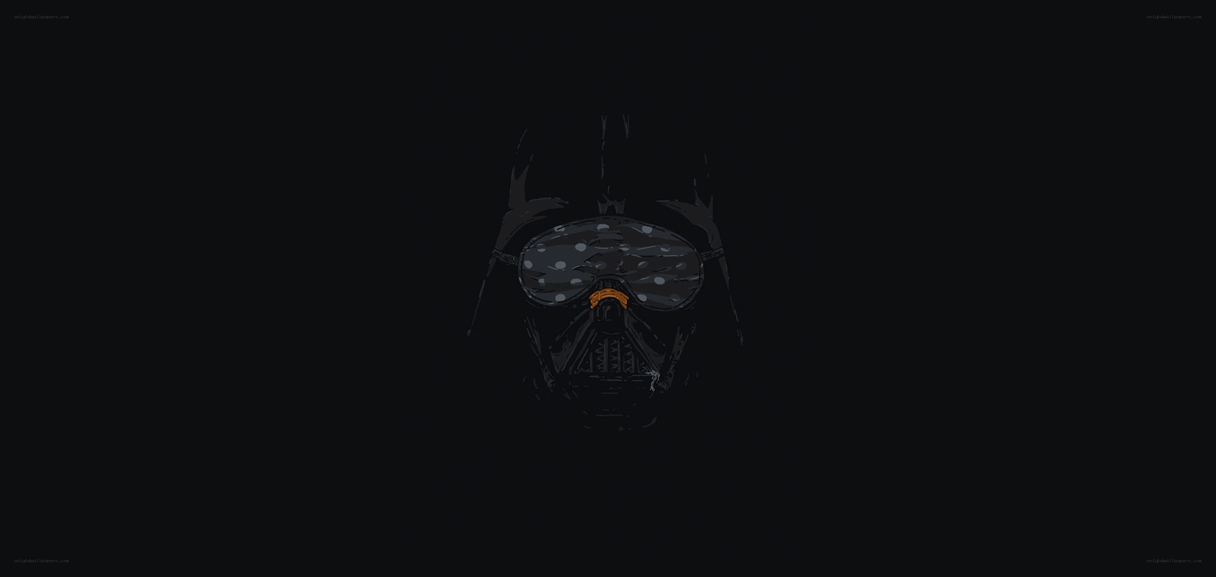 Darth Vader with sleep mask