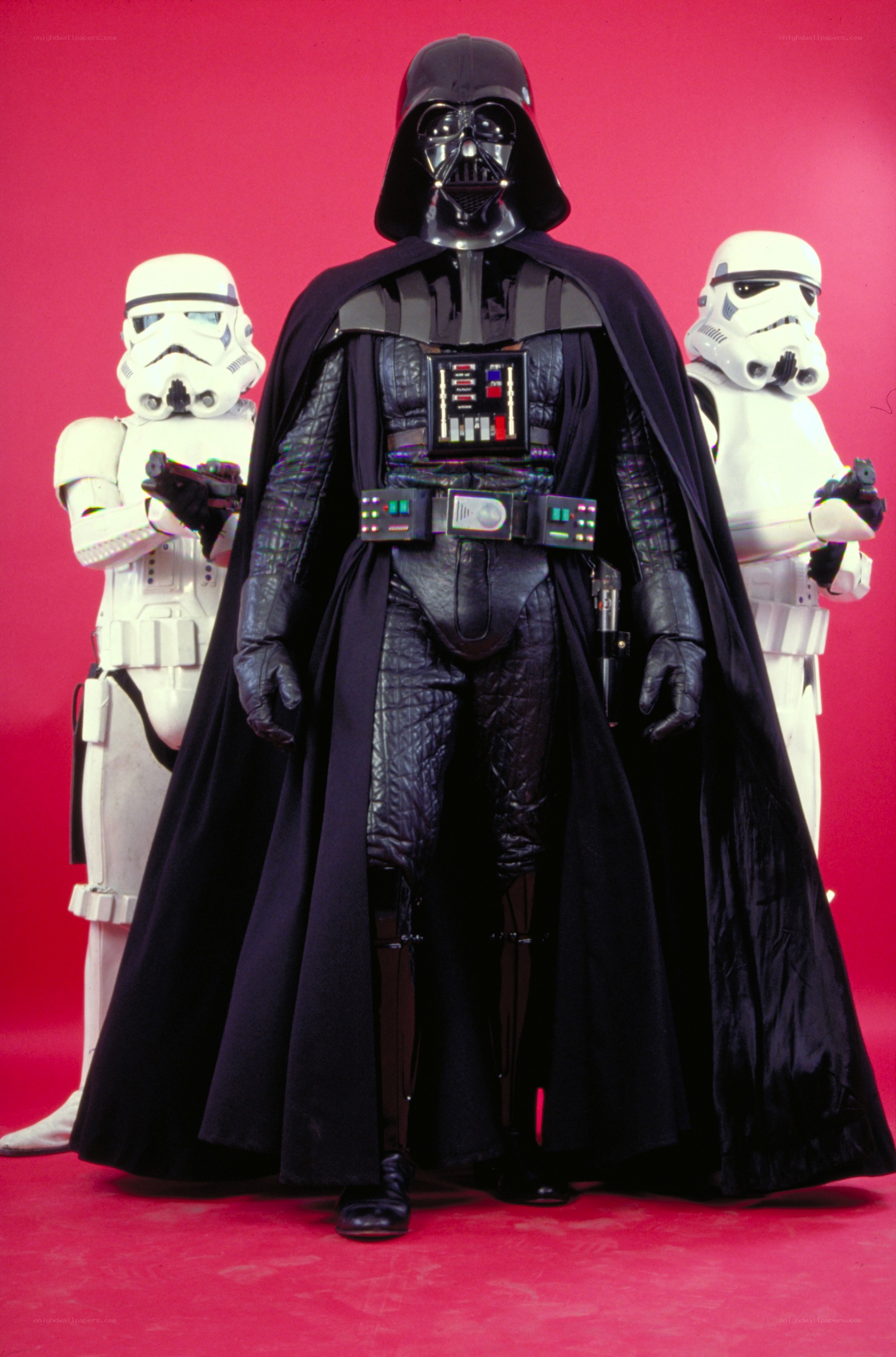 Darth Vader with stormtroopers