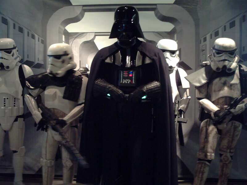 Darth Vader with Stormtroopers — Black