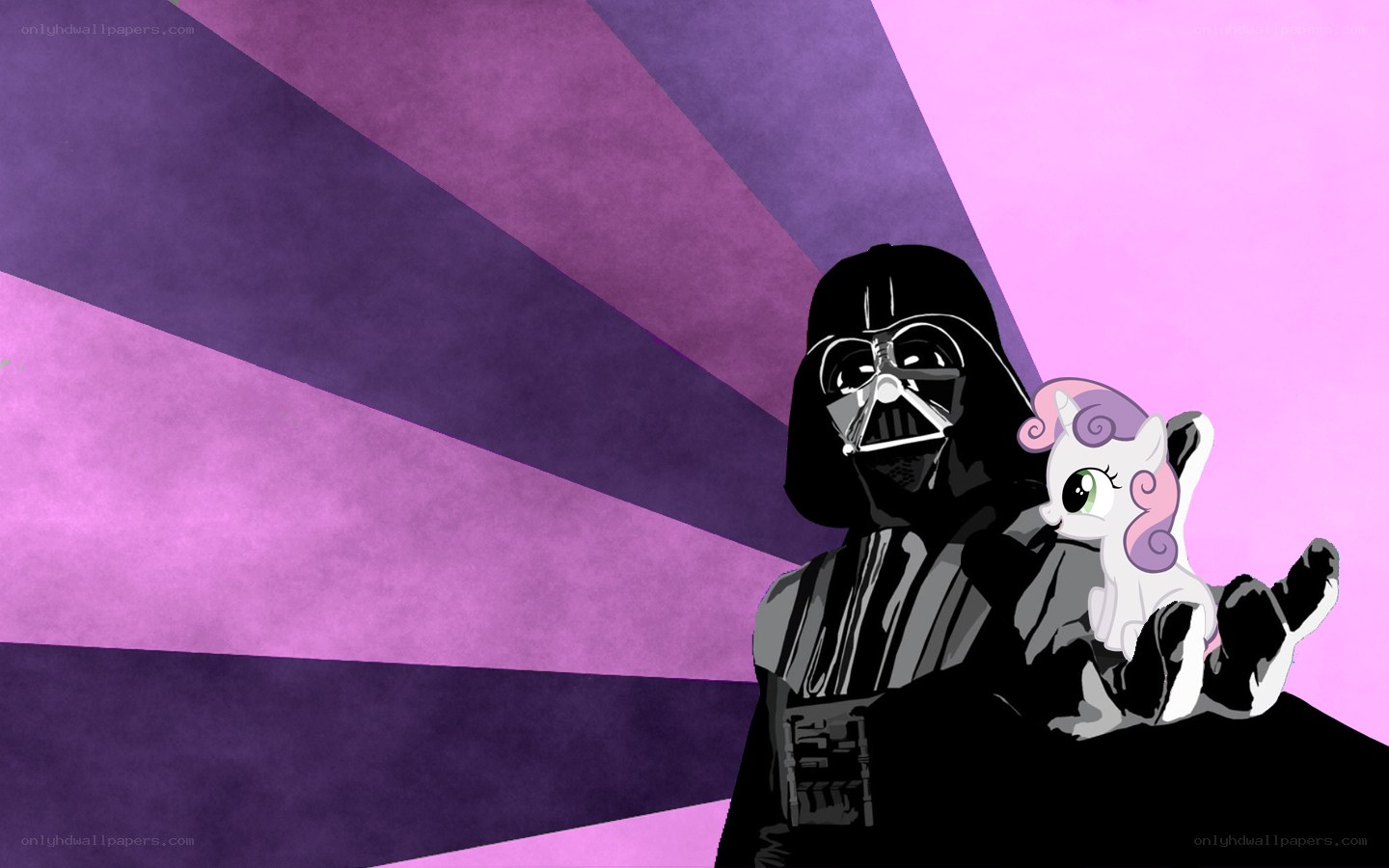 Darth Vader with Sweetie Belle
