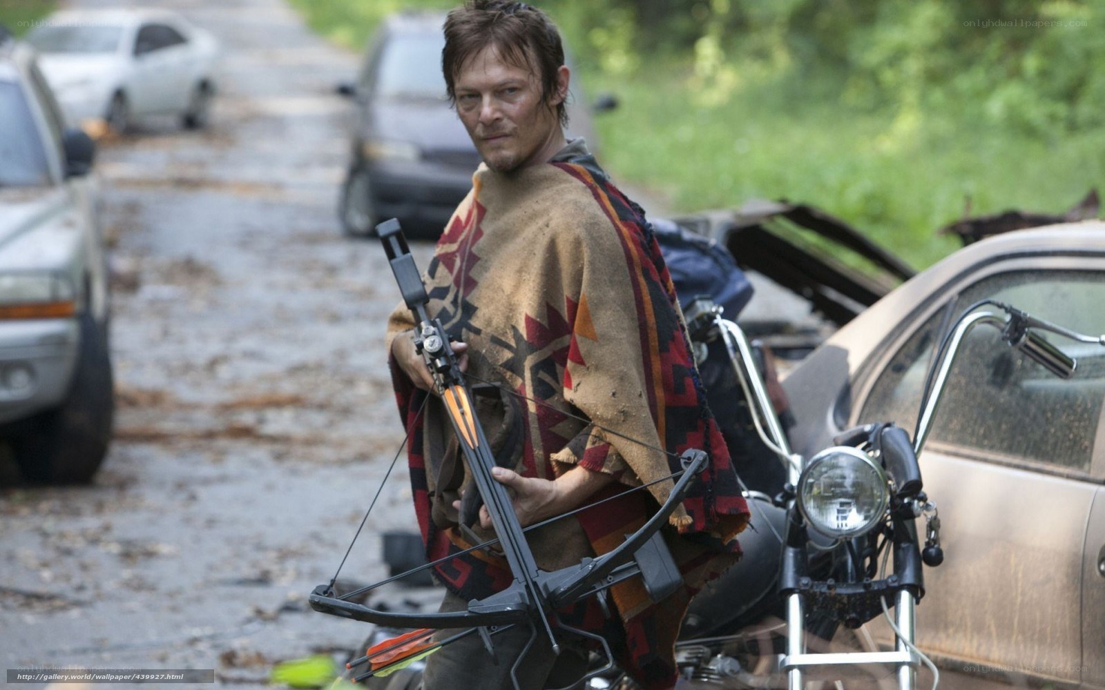 Daryl Dixon with crossbow
