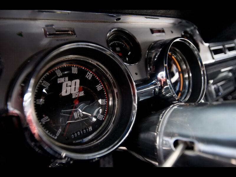 Dashboard of Classic Car