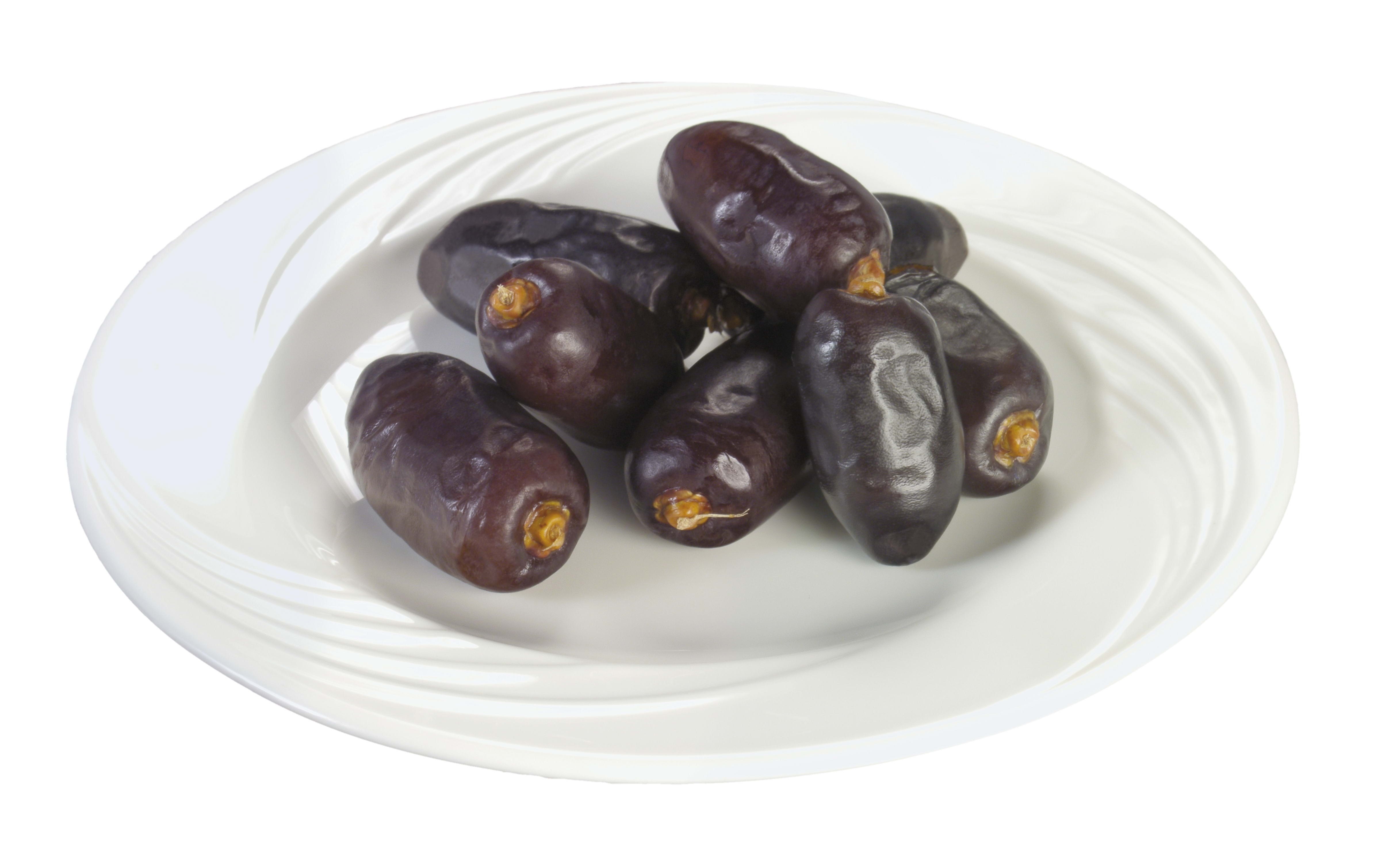 dates on a white plate