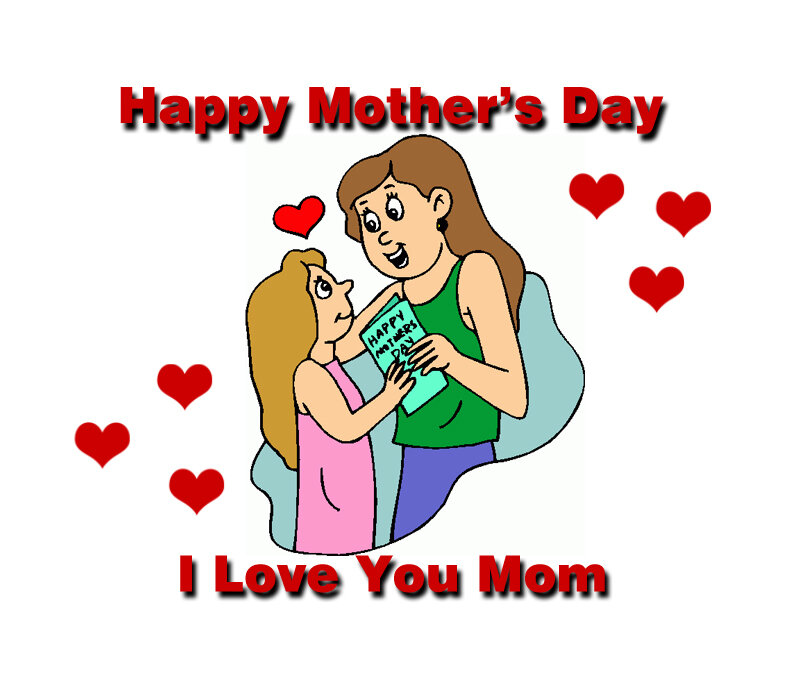 Daughter Giving Card to Mother